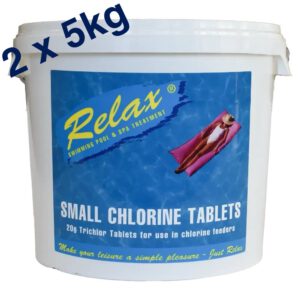 2 x 5kg 20g Relax Small Chlorine Tablets