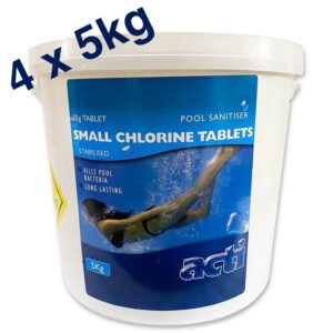 4 x 5kg 20g Acti Chlorine Tablets