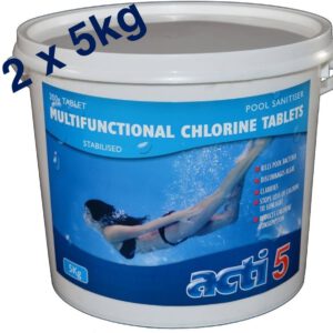 2 x 5kg 200g Acti Multifunctional Chlorine Tablets