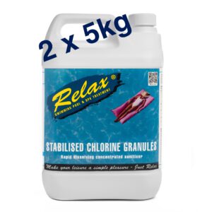 2 x 5kg Relax Stabilised Chlorine Granules