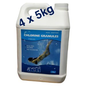 4 x 5kg Acti Stabilised Chlorine Granules